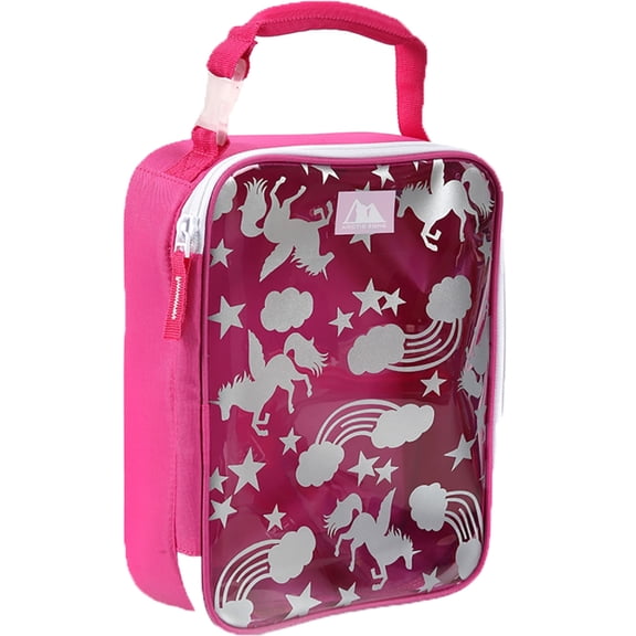 Arctic Zone Translucent Insulated Upright Lunch Pack, Unicorn Sky