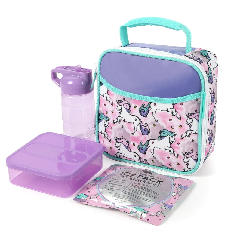 Packing a Unicorn Themed School Lunch Box 