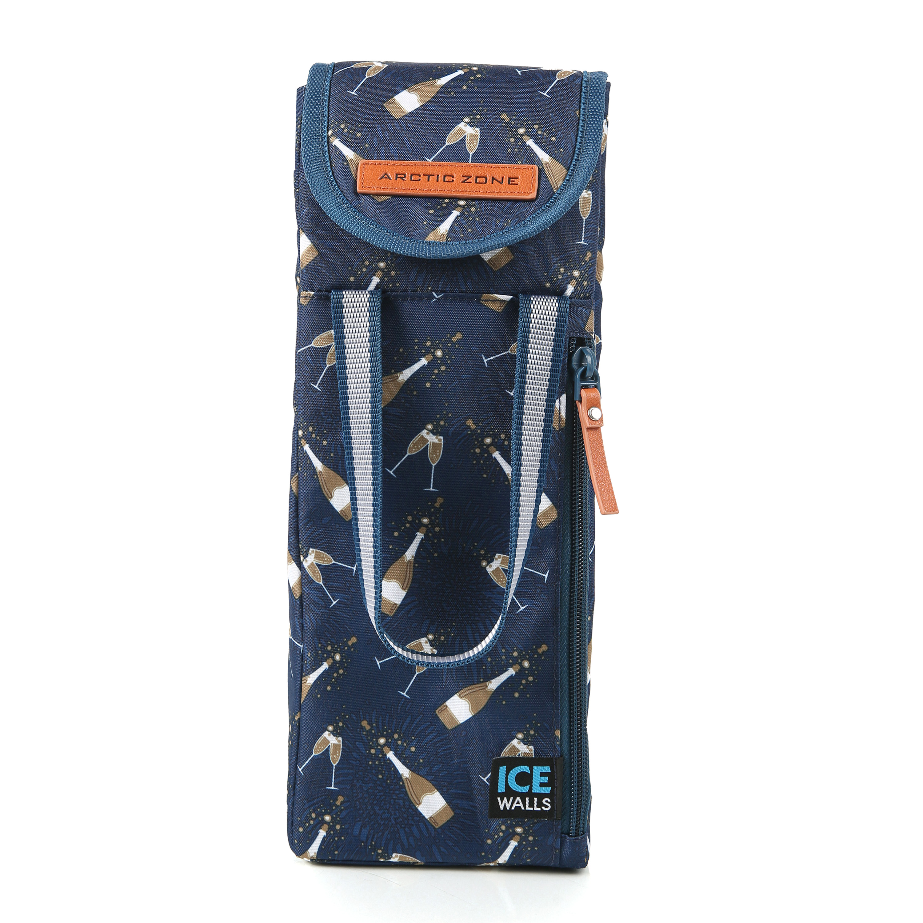 Arctic Zone Wine Tote Wine Bottle Bag, Navy Champagne - image 1 of 8