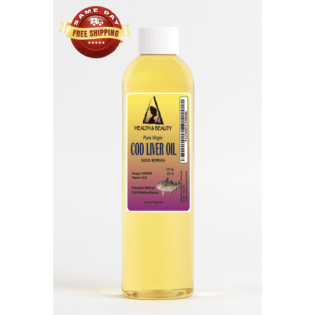 Arctic cod liver oil vitamin a&d3 by h&b oils center all natural liquid