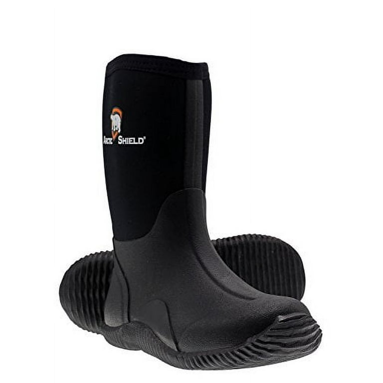 ArcticShield Kids Waterproof Rubber Neoprene Boots, Insulated for