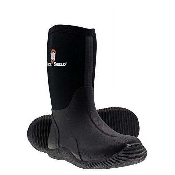 ArcticShield Kids Waterproof Durable Rubber Neoprene Outdoor Boots