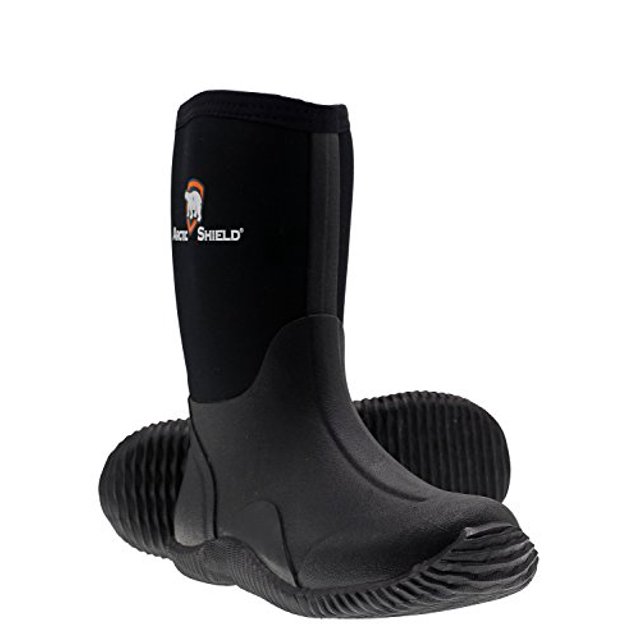 ArcticShield Kids Waterproof Durable Rubber Neoprene Outdoor Boots