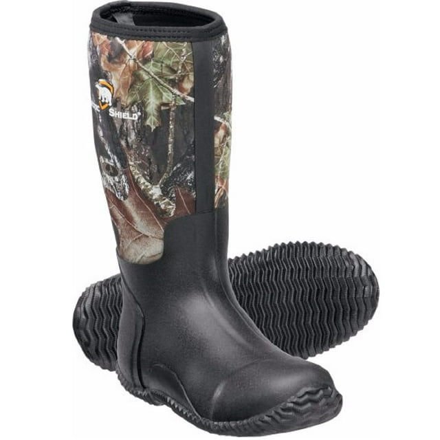 ArcticShield Men's Waterproof Durable Insulated Rubber Neoprene Outdoor Boots