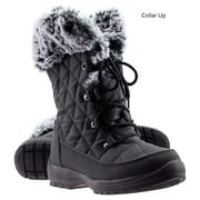 ARCTICSHIELD Women's Waterproof Memory Foam Faux Fur Winter Snow Boots