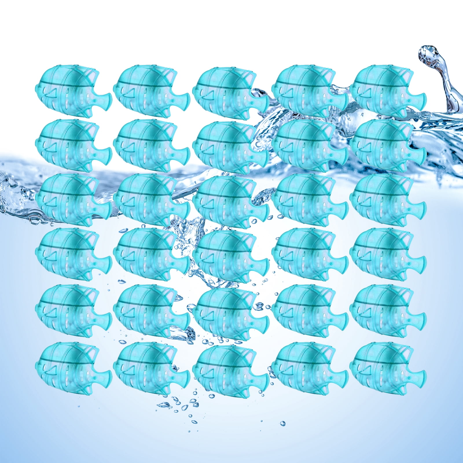 Arcticwind 30 Pack Humidifier Cleaning Fish, Humidifier Cleaner for Humidifiers and Fish Tanks, Purifies Water, Prevents Hard Water Build-Up, Reduces Scale,Blue