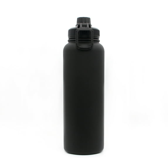 Arcticwind 40oz/1200ml Stainless Steel 304 Insulated Water Bottle with Handle - Large Capacity Thermal Cup for Outdoor, Travel, Sports, Camping & Hiking, Portable & Leakproof (BPA-Free), Black