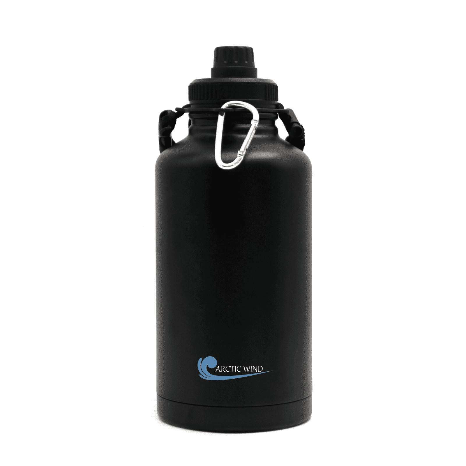 Arcticwind 64 oz Insulated Water Bottle, 304 Stainless Steel Leak Proof & BPA-Free, Half Gallon Water Bottle, Paracord Handle, 64oz Water Bottle Triple Wall Thermal Sweat-Proof Gallon Water Jug