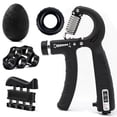 thumbnail image 1 of Arcticwind Counting Hand Grip Strengthener Set, Hand Strength Exerciser - Finger Exerciser, Grip Strength Trainer, Finger Stretcher, Stress Relief Grip Ball - Adjustable Resistance 11-132 Lbs, 1 of 6