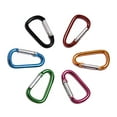 thumbnail image 1 of Arcticwind D-Shaped Aluminum Carabiner Clip - Keychain Clip, Backpack Clip, Keychain Clip, Water Bottle Clip, Secure Keychain - Spring Snap Key Chain Clip Hook Buckle (4/5/6 Pcs）, 1 of 8