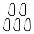 thumbnail image 1 of Arcticwind D-Shaped Aluminum Carabiner Clip - Keychain Clip, Backpack Clip, Keychain Clip, Water Bottle Clip, Secure Keychain - Spring Snap Key Chain Clip Hook Buckle (4/5/6 Pcs）, 1 of 6