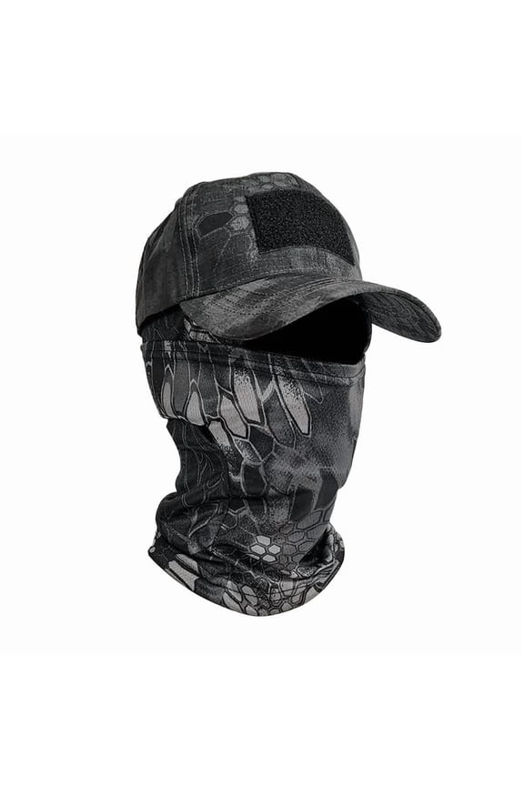 Face Mask Sun Protection Camouflage Cap,Military Tactical Hunting Hat,Tactical Baseball Cap,Outdoor Hiking,Fishing,Sunshade Cap For Women and Men Neck Flap,Sports Cap,Fashion And Ventilate