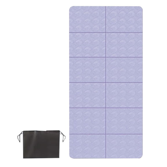 Arcticwind Foldable yoga mat,Thick Exercise Mat 6'x2.62' Portable Gymnastics Mat-Lightweight, Anti-Slip,and Easy to Store for Yoga,Pilates,Home Workouts,and Floor Exercis(Misty Purple)