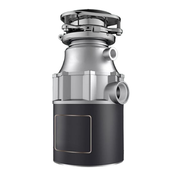 Arcticwind Food Waste Disposer,Garbage Disposal Continuous Feed Food Waste Disposer,Stainless Steel Food Waste Grinding System Anti-Jam,Ultra-Quiet,Power Cord Included,Silver turbocharged model