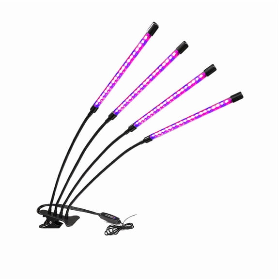 Arcticwind Grow Lights for Indoor Plants, 4 Heads Full Spectrum Plant Light,3 Color Modes & 5-Level Dimmable,with Auto On/Off Timer Function,for Pots Succulents Seed Starting