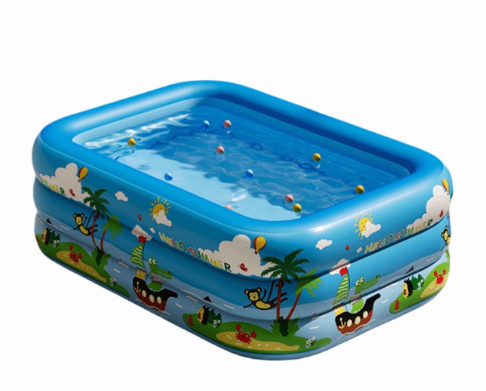 Arcticwind Inflatable Swimming Pool Oversized Thickened Blow Up Pool Easy Set 70" X 51" X 22" Family Swimming Pool Swimming for Garden,Summer Water Party Outdoor Backyard