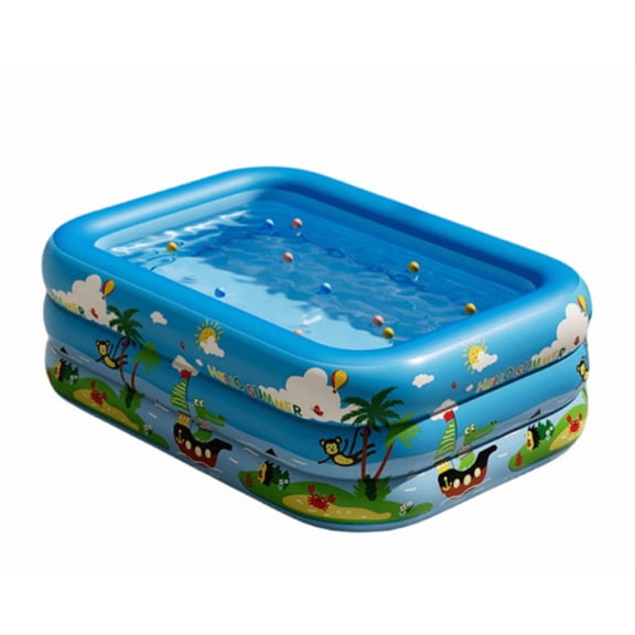 Arcticwind Inflatable Swimming Pool Oversized Thickened Blow Up Pool Easy Set 70" X 51" X 22" Family Swimming Pool Swimming for Garden,Summer Water Party Outdoor Backyard