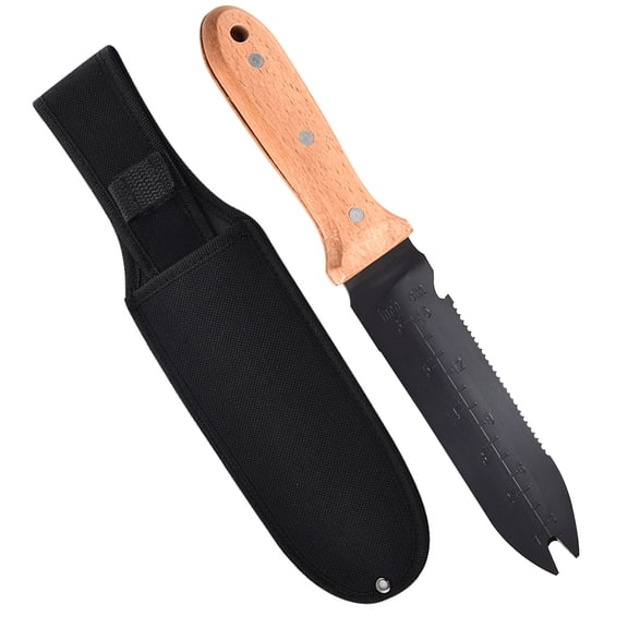 Arcticwind Mlti-Function Shovel,Horticultural Shovel,Camping multi-purpose tool,Vegetable Planting,Lightweight,Small,Garden Handy Camping Shovel,Serrated W-Blade with Measurement Marks