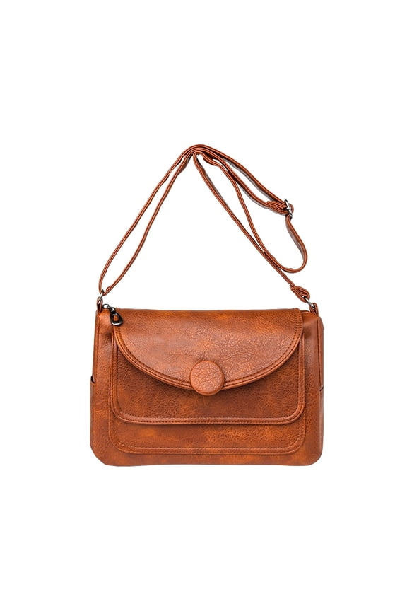 Square Medium Crossbody Purse for Women, Soft Leather Large Capacity Square Large Purses, Stylish Versatile Lightweight Casual Travel Ladies Medium Shoulder Crossbody Bag