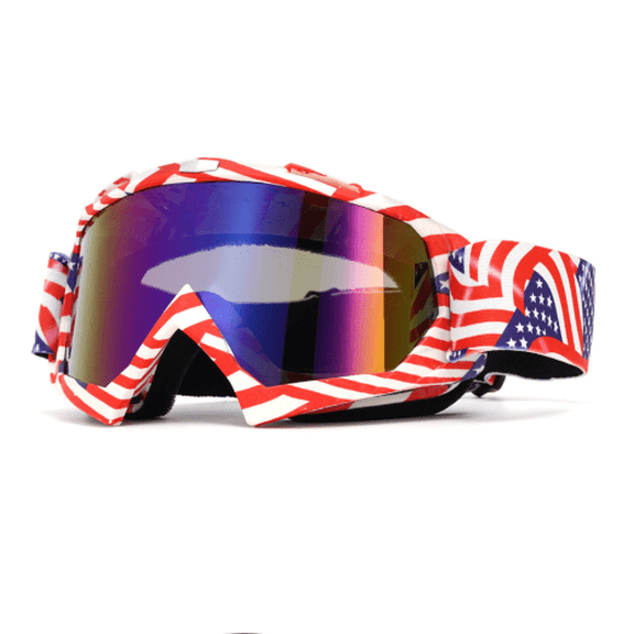 Arcticwind New Motorcycle/Ski Goggles, Off-Road Sports Sunglasses, Windproof, UV400, Anti-Blue Light PC Lens – Soft Sponge Lining, Dual Strap, Lightweight – Unisex, Stylish