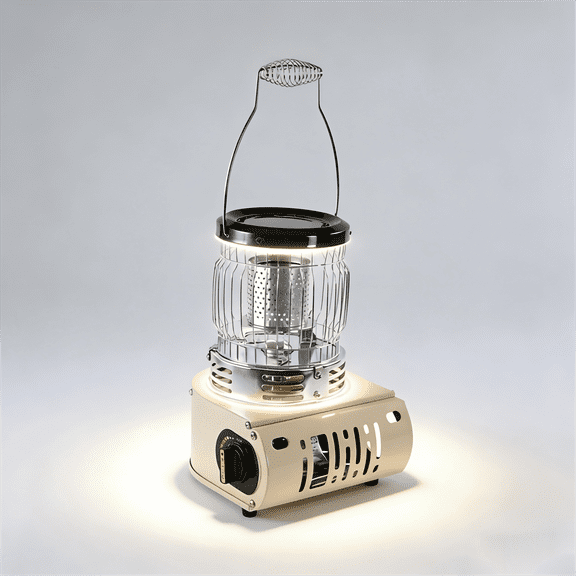 Arcticwind Outdoor Camping Heater for Tents,Portable picnic heater,Tent Heater Stove for Camping,Outdoor Camping,Ice Fishing Heater,Cooking Dual-Use, Multifunctional Windproof Gas Stove,Beige