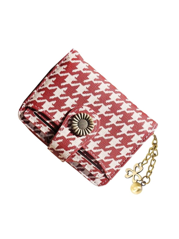 Wallet For women,Zero Wallet,Slim Leather Blocking Bifold Zipper Pocket Card Holder,Card Bag,All In One,Mini, anti-theft,High-end Feeling,Passport Holder Cover Wallet with ID Window