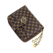 Arcticwind Wallet For women,Zero Wallet,Slim Leather Blocking Bifold Zipper Pocket Card Holder,Card Bag,All In One,Mini, anti-theft,High-end Feeling,Passport Holder Cover Wallet with ID Window