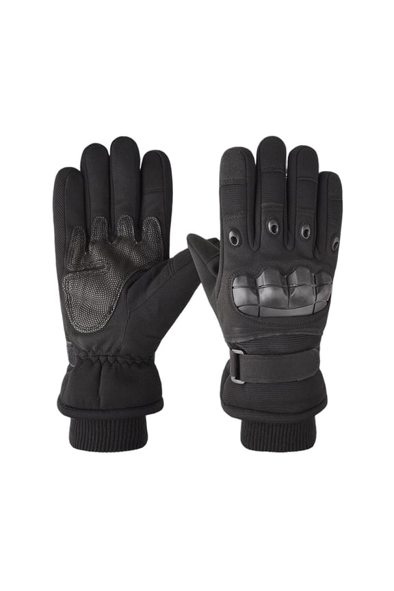 Arcticwind Winter Gloves,Weather Warm Gloves For Men and Women,Waterproof Windproof Touchscreen Anti-Slip Cold,Motorcycle,Cycling,Driving,Running,Camping,Climbing,Black-L