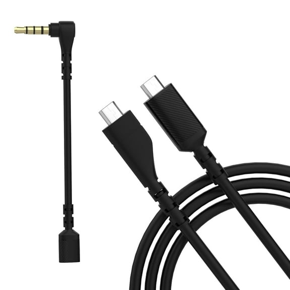 Xivip Arctis 3 Replacement Cable Cord, 4.9ft, 3.5mm, Black, Gaming Headset Cable, Compatible with Arctis 3/5/7, PS4/PS5/Xbox One/Mac/PC