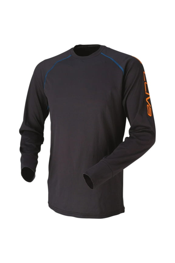 Evaporator S6 Mens Wicking Base Layer Jersey Black MD