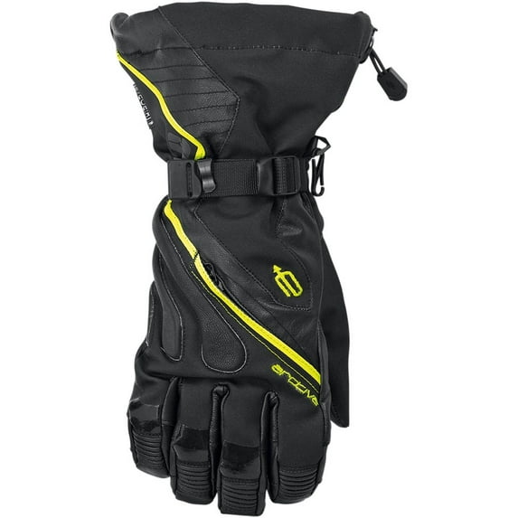 Arctiva Meridian Snow Gloves - Black/Hi Viz