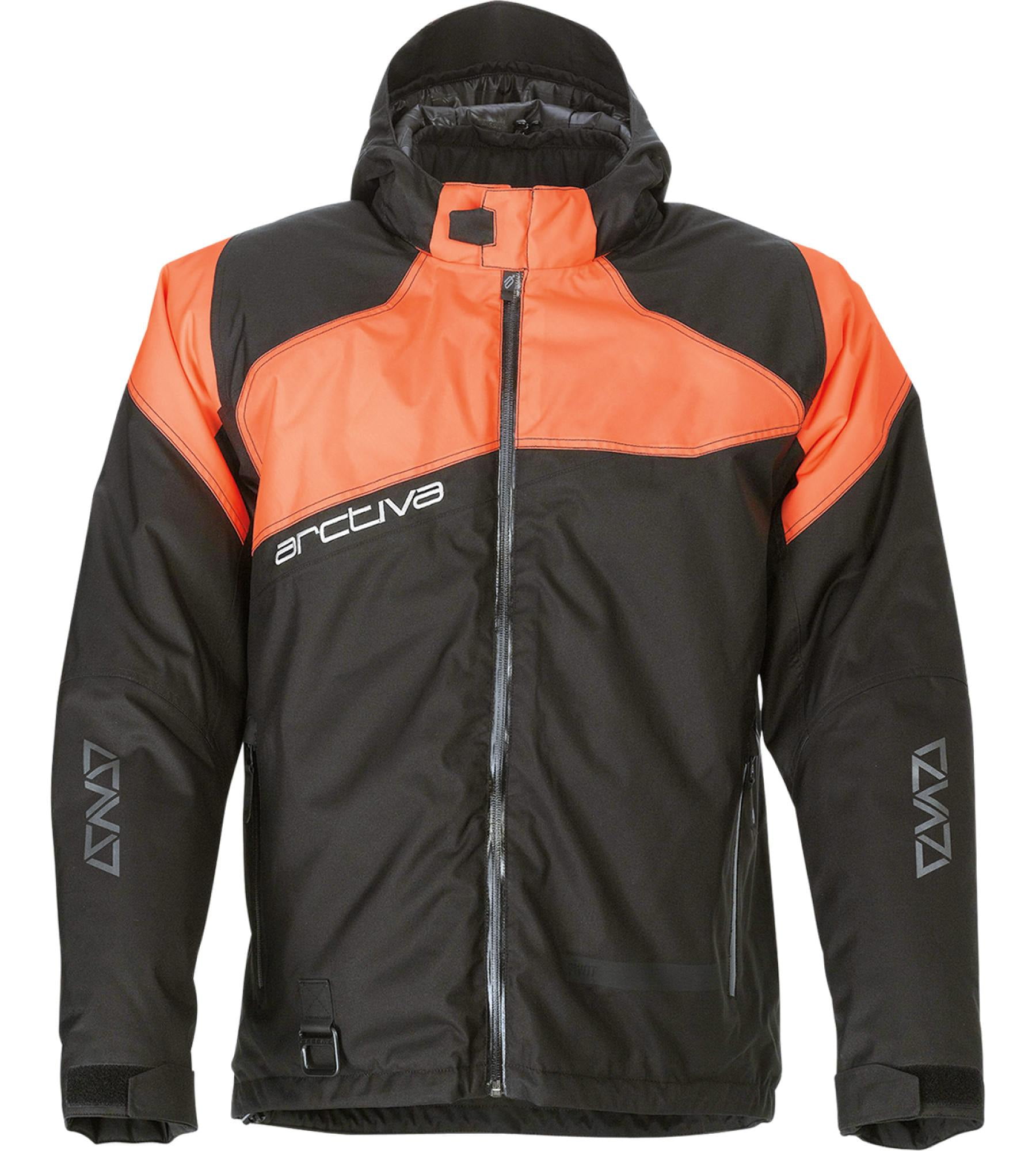 【メーカー再生品】 Arctiva Pivot 5 Mens Snow Jacket Black/Orange XL - Walmart スノーモービル