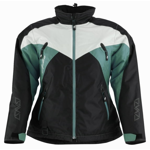 Arctiva Pivot 6 Womens Snow Jacket Black/Blue MD