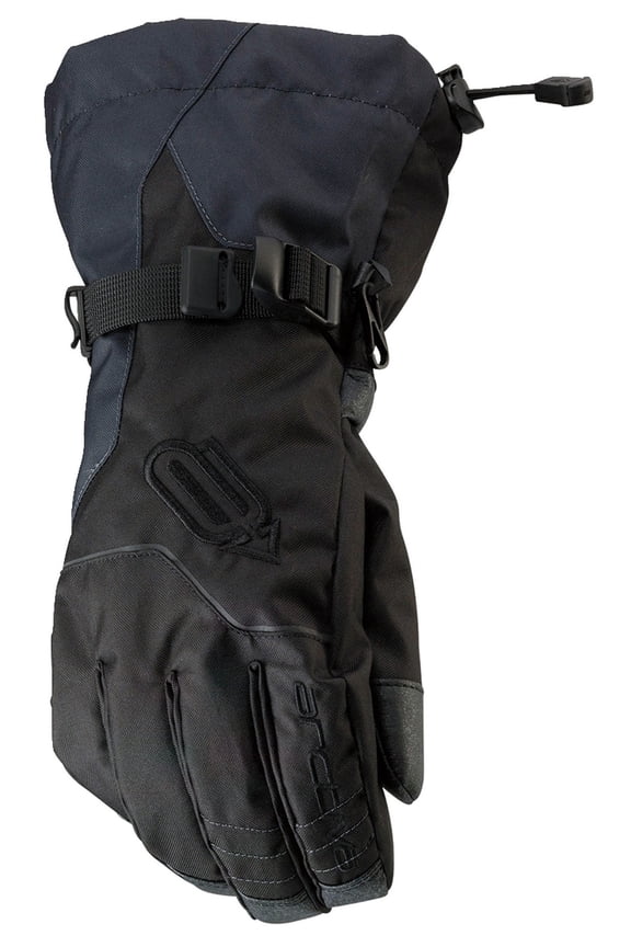 Pivot Logo Mens Snow Gloves Black/Gray SM