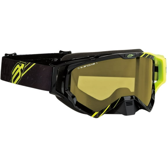 Arctiva Vibe Black/Hi-Viz Yellow Anti-Fog Snow Sport Goggles