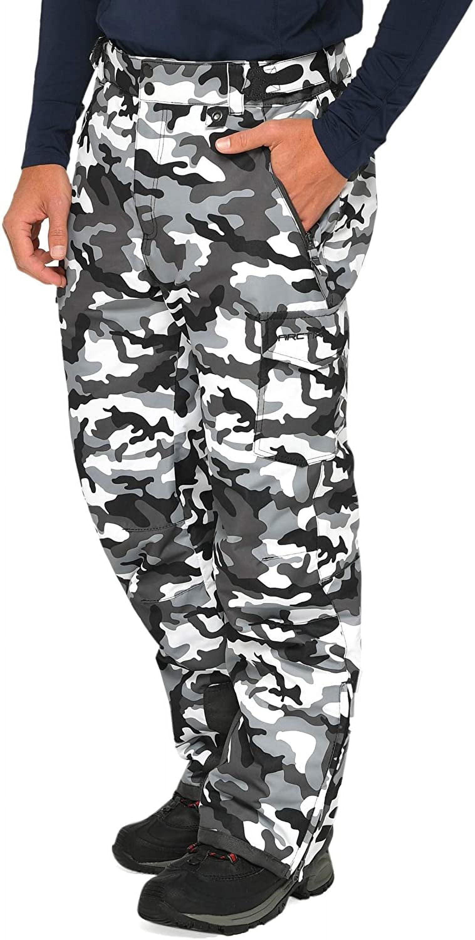 Arctix Insulated Snowsports Cargo Pants - 32 Inseam A6 Camo Black
