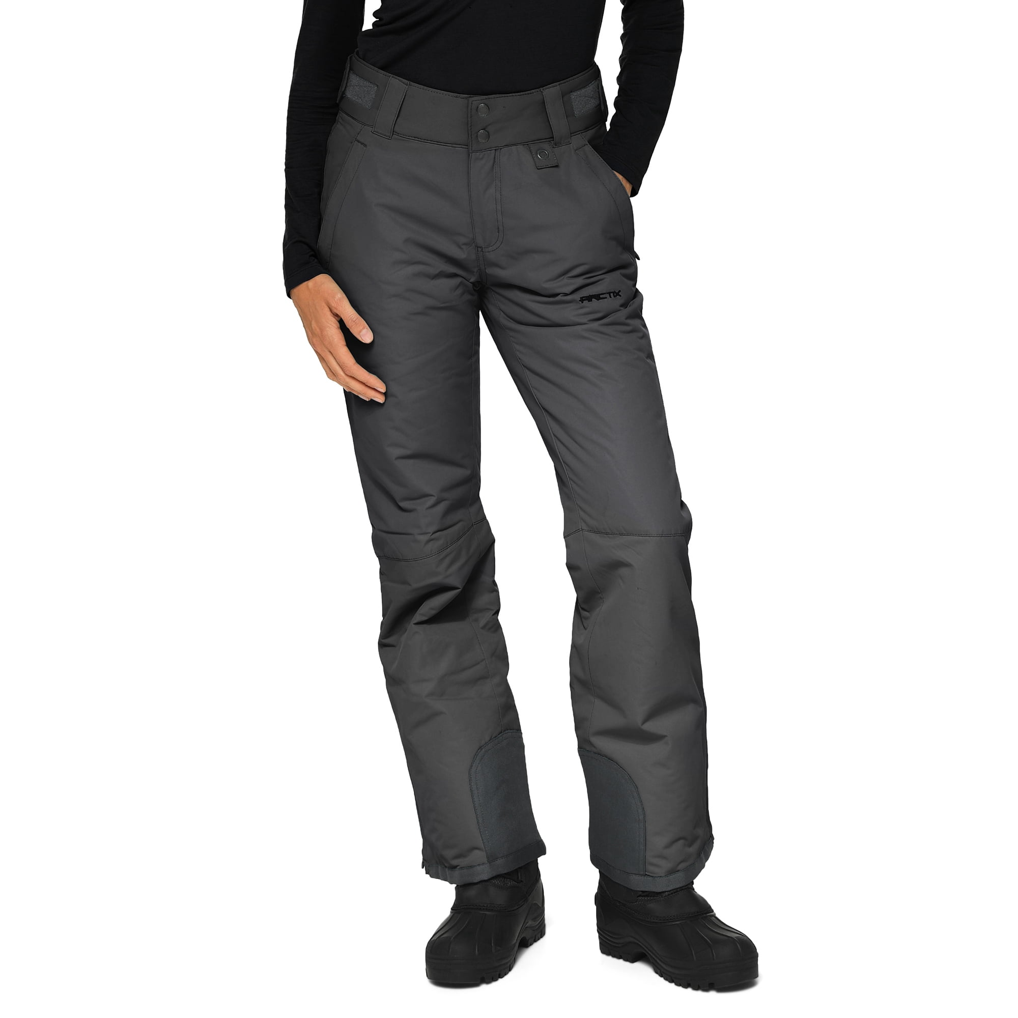 Pantaloni Da Neve Donna ARCTIX Isolati - Nero, Taglia L/Petite, Impermeabili, Con Isolamento ThermaTech 85g, Per Temperature Fino A -20°C