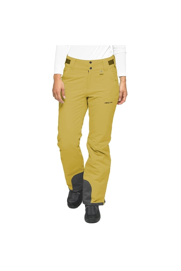 Insulated Winter Pants for Women Snow & Cold Weather Gear, Yellow Medium