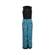 Arctix Kids Limitless Fleece Top Bib Overalls, Aztec Aqua, 2T