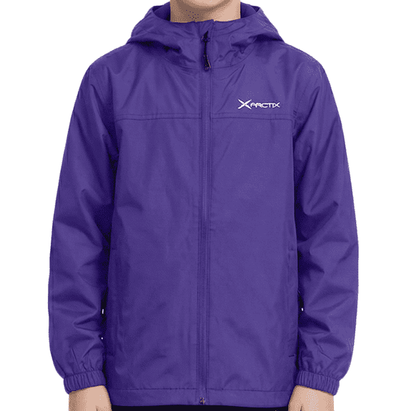 Arctix Kids Stream Rain Jacket, Purple, X-Large