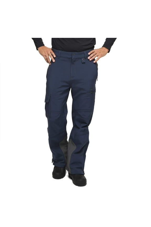 Men's Sentinel Pull On Fleece Lined Cargo Snow Pant 30 (Blue Night, XXL)