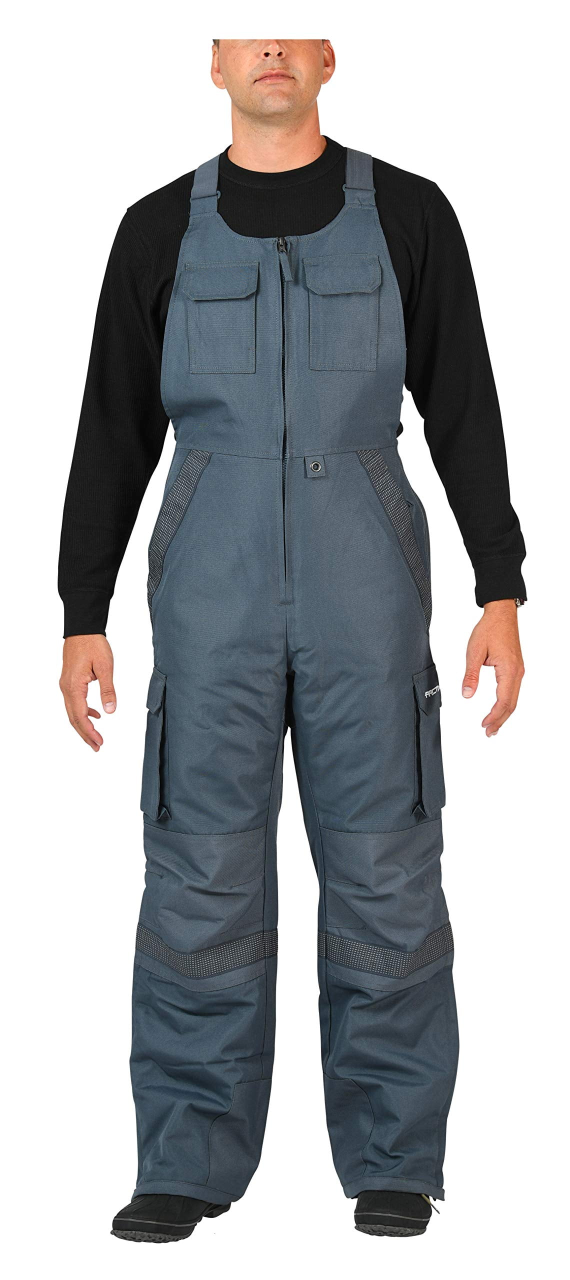 Arctix Men's Tundra Ballistic Bib Overalls With Added Visibility (Steel