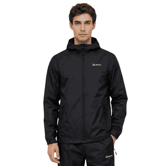 Arctix Men's Storm Rain Jacket, Black, Large