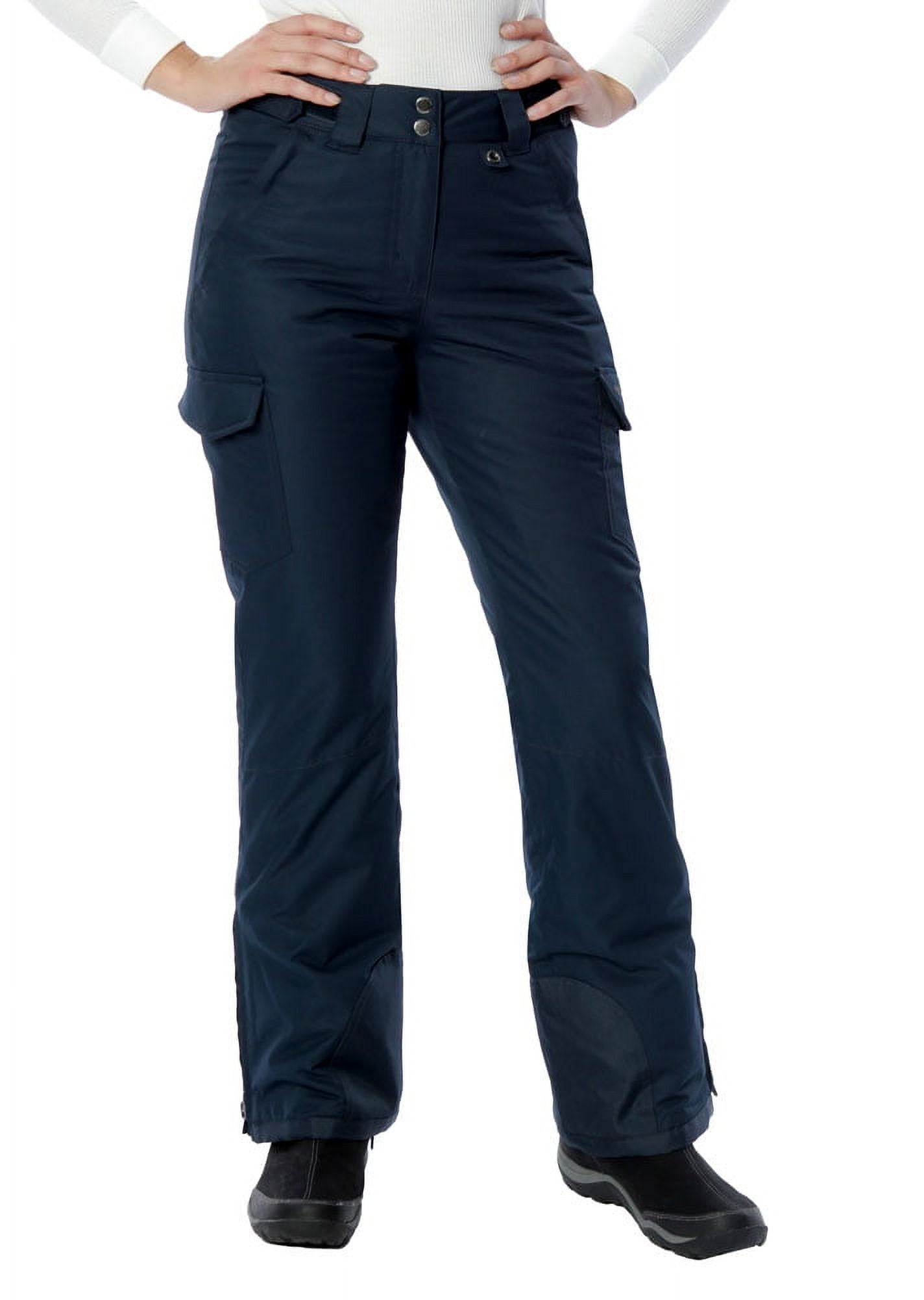 Arctix Women's Insulated Cargo Snowsports Pants, Black, Xsmall