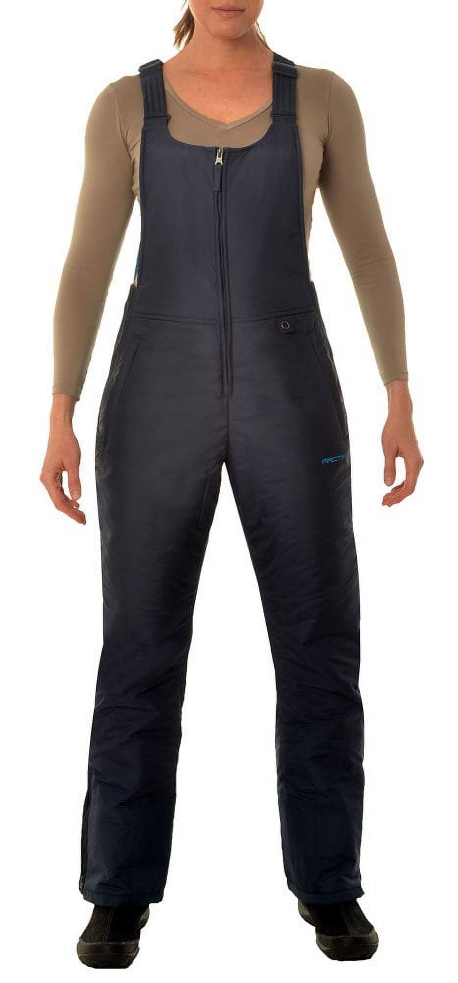Arctix Women's Insulated Ski Bib Overalls, Blue, Large