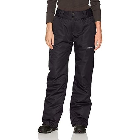 Arctix Women's Insulated Snow Pants, Water Resistant Snow Pants for Skiing & Snowboarding (Black, Medium)