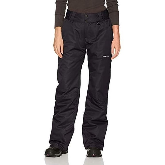 Arctix Women's Insulated Snow Pants, Water Resistant Snow Pants for Skiing & Snowboarding (Black, Medium)