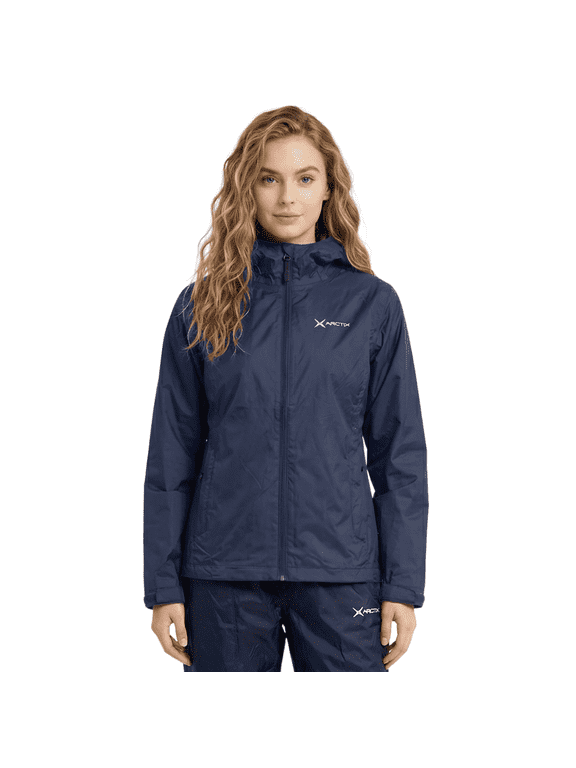 Women's River Rain Jacket, Navy Nautical, Meidum