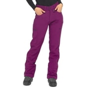 Arctix Womens Sarah Fleece lined Softshell Ski Snow Pant Plum Medium