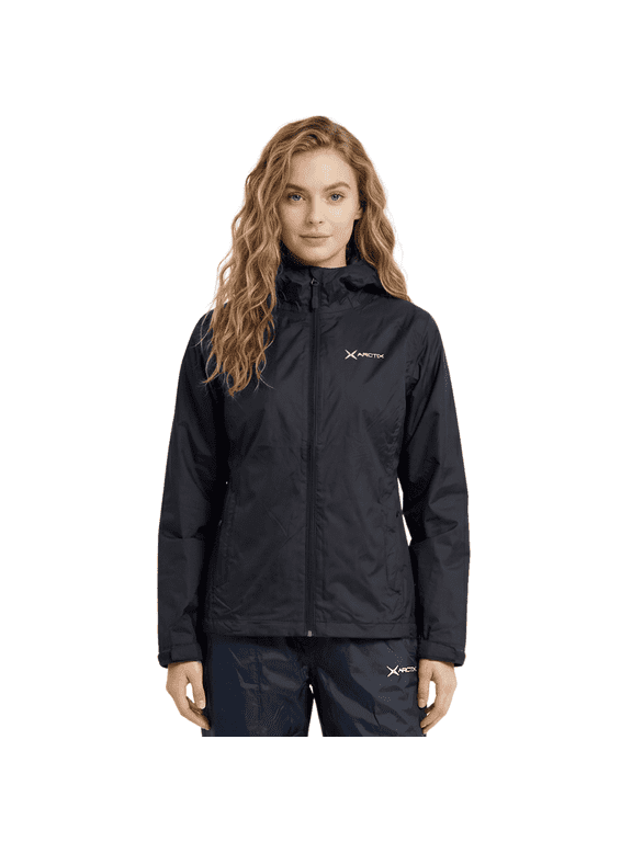 Women's River Rain Jacket, Black, Medium